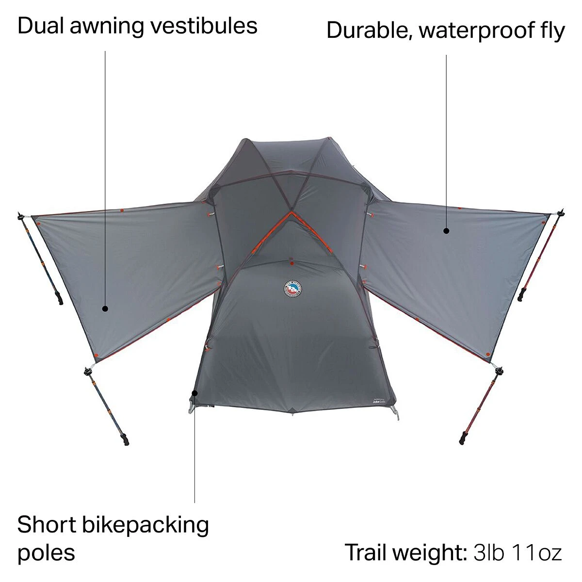 Big Agnes Copper Spur HV UL3 Bikepack Tent: 3-Person 3-Season - Image 4