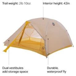 Big Agnes Tiger Wall UL3 Tent: 3-Person 3-Season
