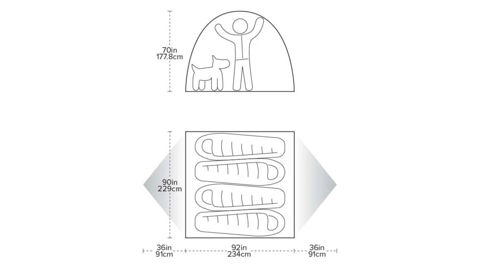 Big Agnes Spicer Peak 4 Tent - 4 Person - Image 6