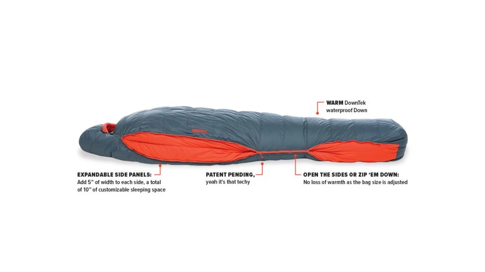 Big Agnes Torchlight 20, 600 Downtek Sleeping Bag - Image 7
